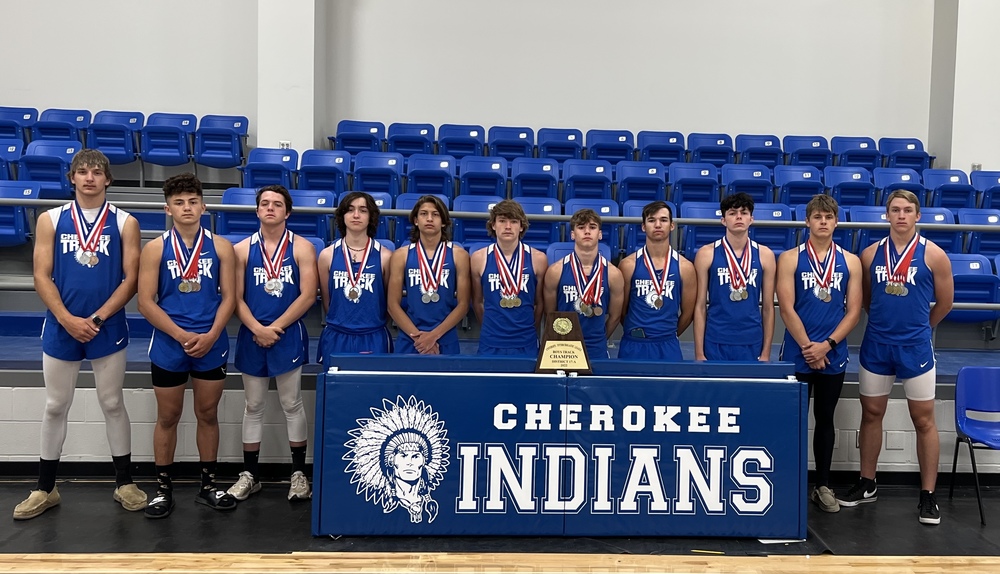 2022 Cherokee Indians District Track Champs!!