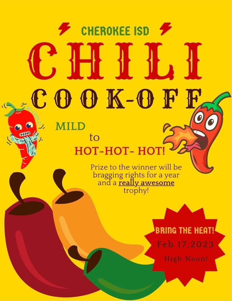 chili cook off flyer